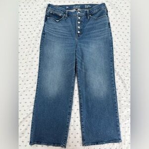 J. Crew Button-Up Slim-Wide Jeans